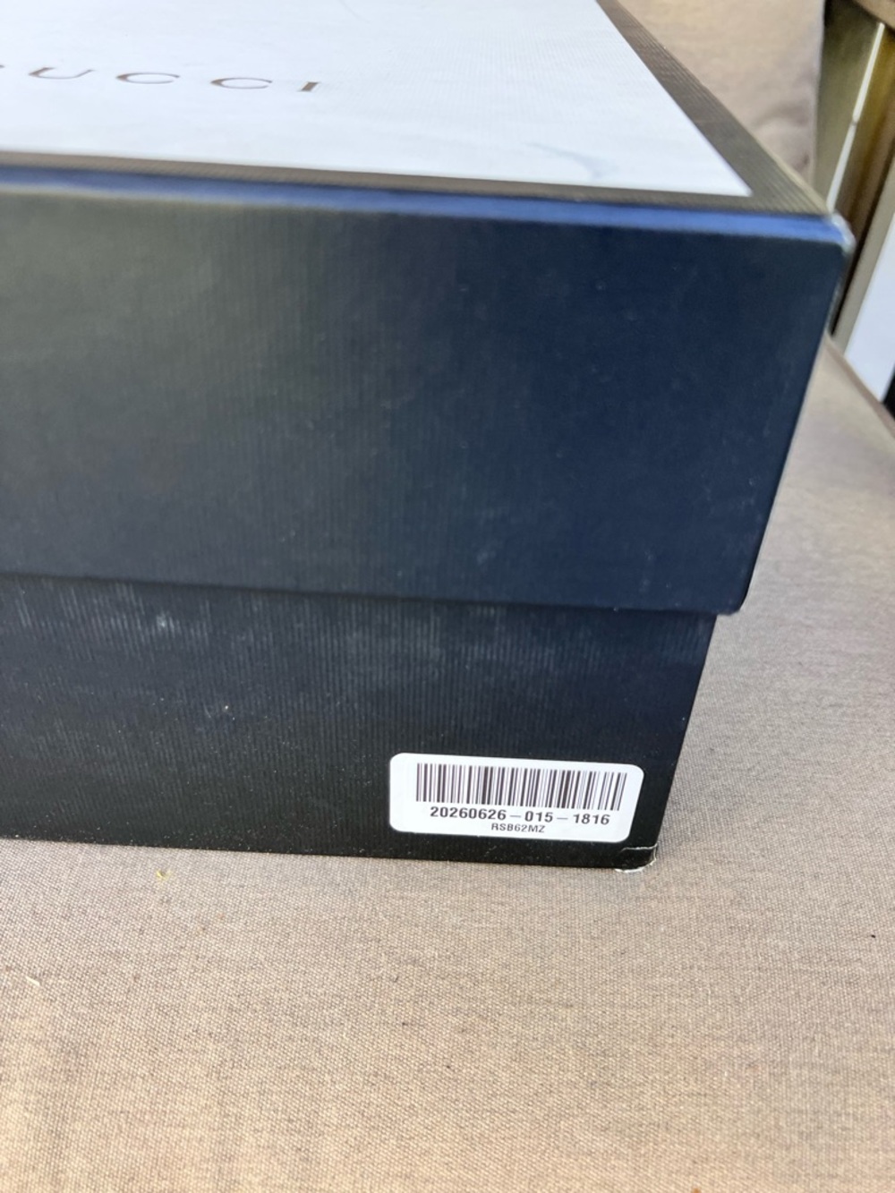 Gucci Silver Glitter & Gray Athletic Sneakers with Gold Accents - Picture 10 of 10